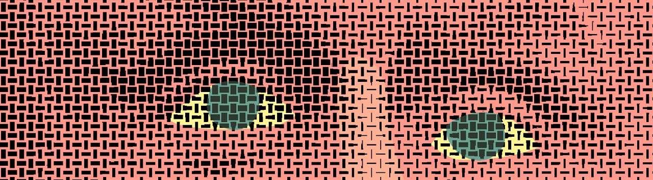 Дивизионистская техника (Divisionist technique). Для меня важна и историческая параллель с живописью, где цвет и тон набирались раздельными мазками, часто прямоугольной или квадратной формы
