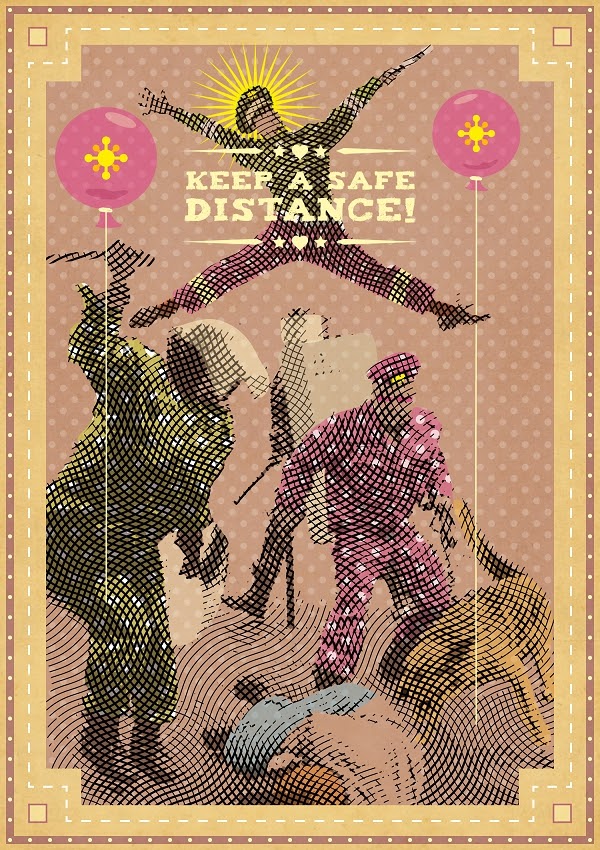 Keep a safe distance!