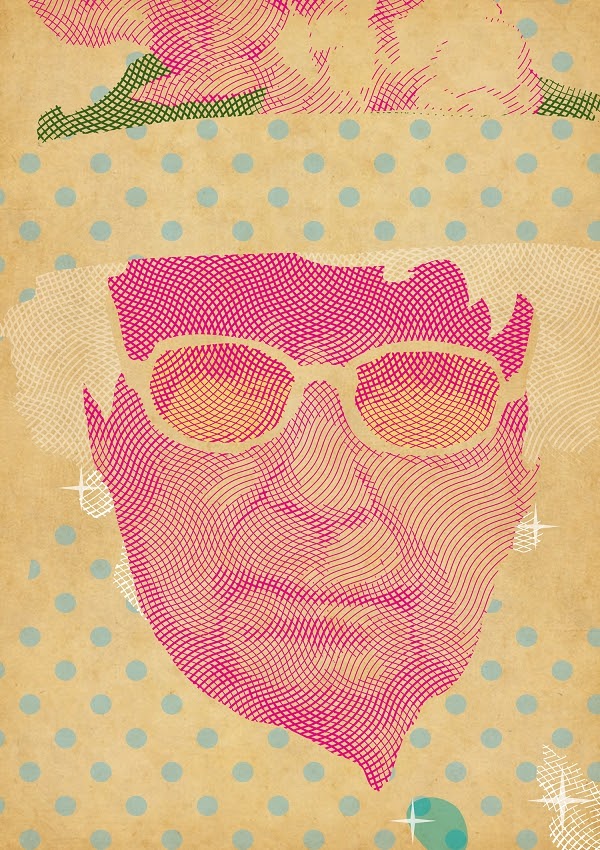 Сквозь розовые очки. Правая панель [Through rose-colored glasses. Right panel]