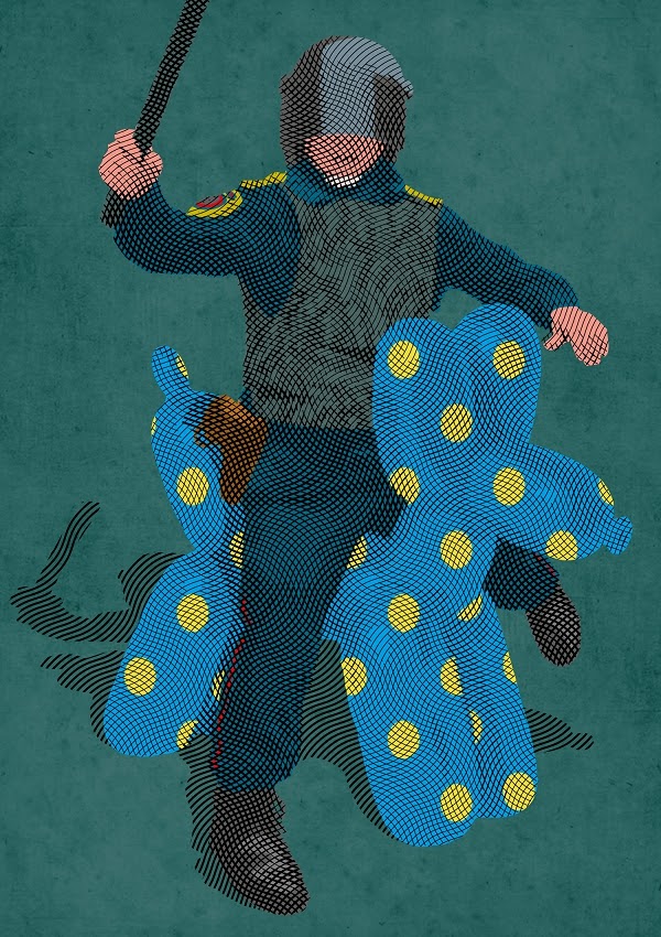 Преодоление препятствия в горошек [Overcoming an obstacle in polka dots]