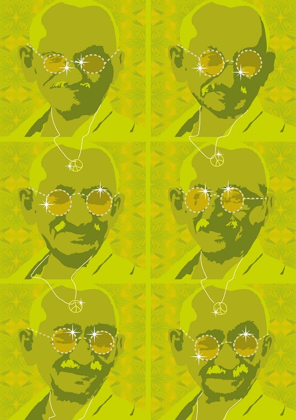Мой жёлтый Ганди [My yellow Gandhi]